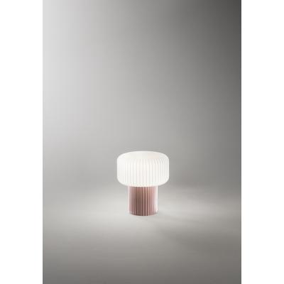LUMETTO IN VETRO E CERAMICA COL.TORTORA